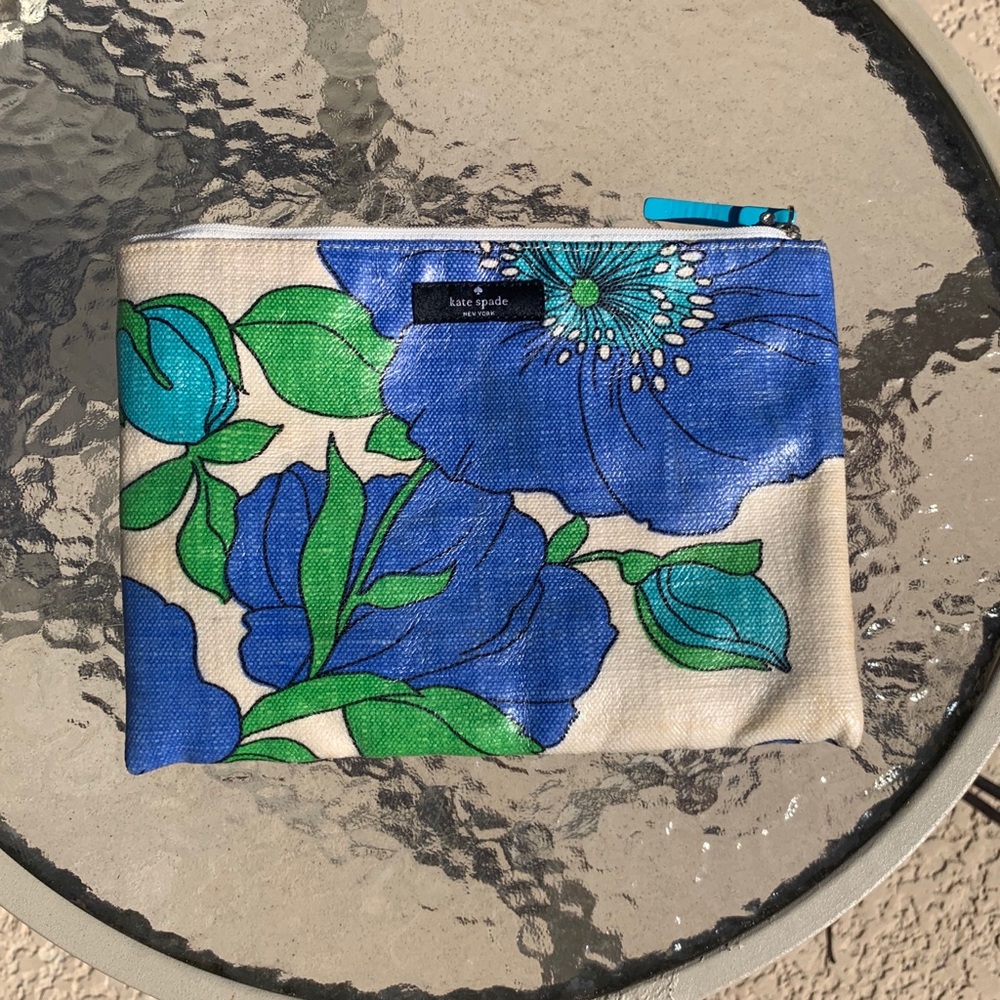 Kate Spade makeup bag. Floral print